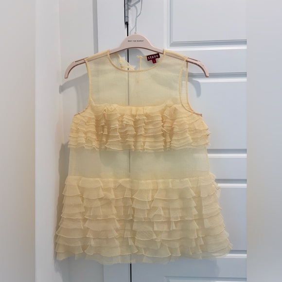 Staud | Myrtle Ruffle Top - Picture 2 of 3